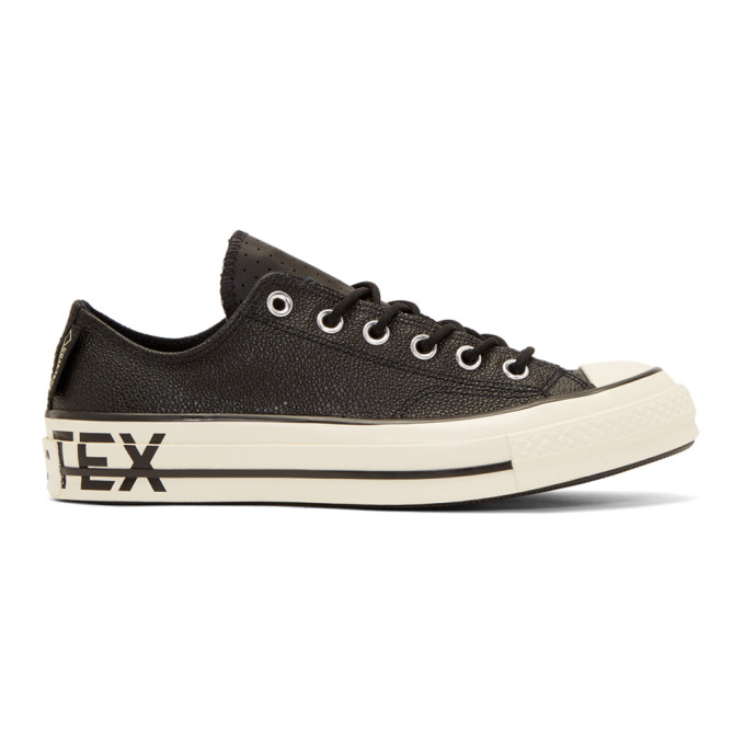Converse Black Gore-Tex Leather Chuck 70 Low Sneakers | ModeSens
