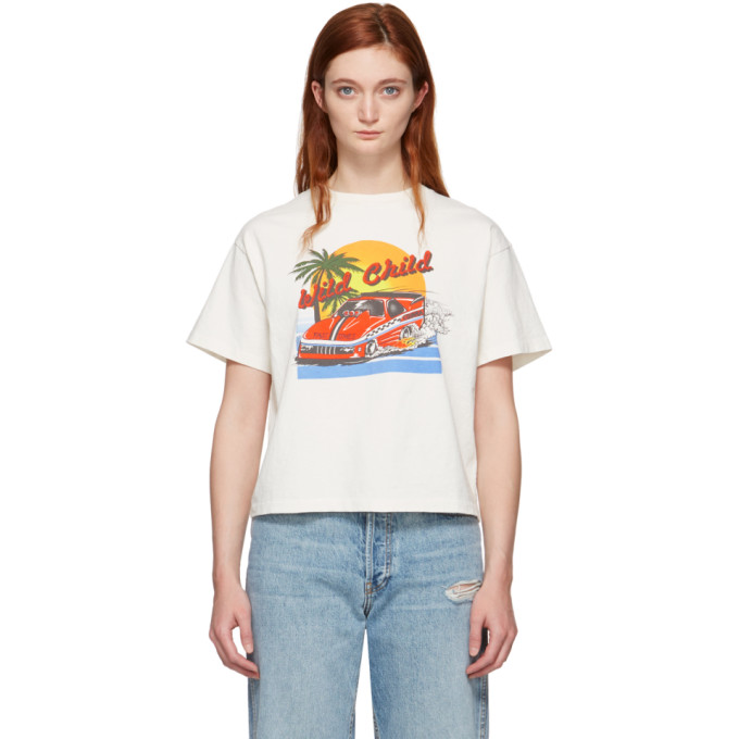 Re/done T-shirts RE/DONE WHITE EX-BOYFRIEND T-SHIRT