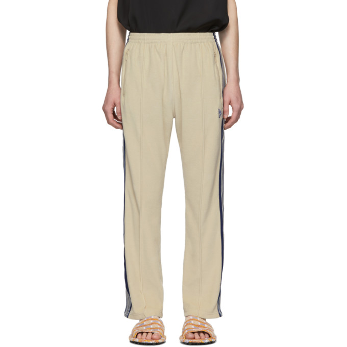 Needles Pants NEEDLES BEIGE NARROW TRACK PANTS