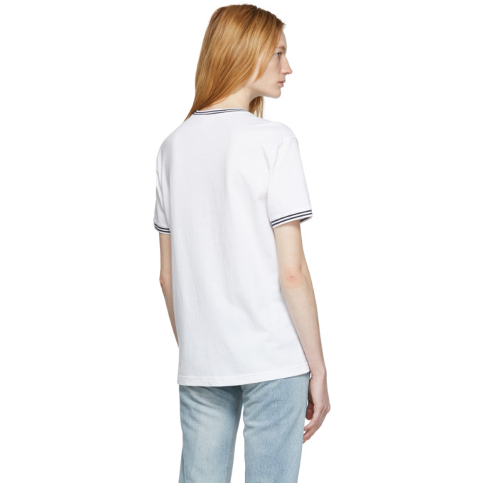 CHAMPION CHAMPION REVERSE WEAVE WHITE SMALL SCRIPT LOGO T-SHIRT