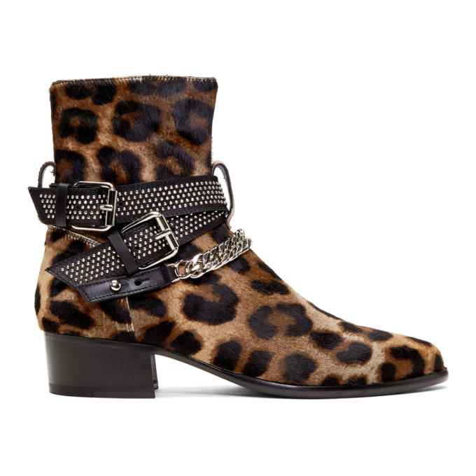 amiri leopard boots