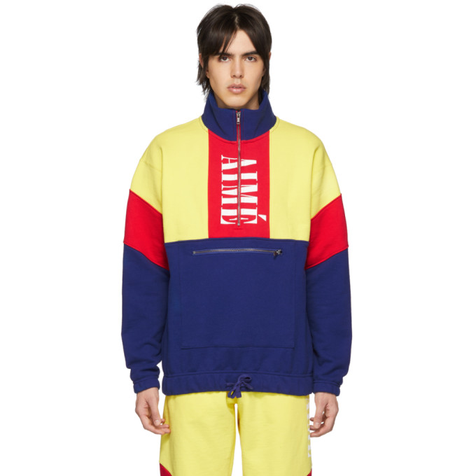 aime leon dore yellow hoodie
