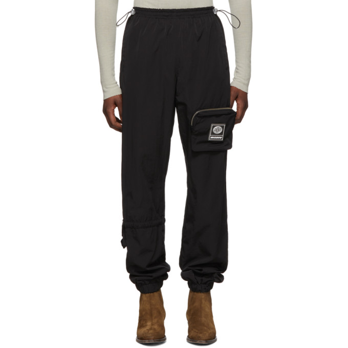 Misbhv Pants MISBHV BLACK POCKET UTILITY LOUNGE PANTS