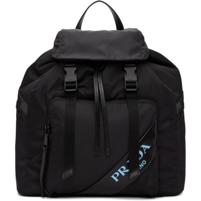 Prada Black Mirage Backpack