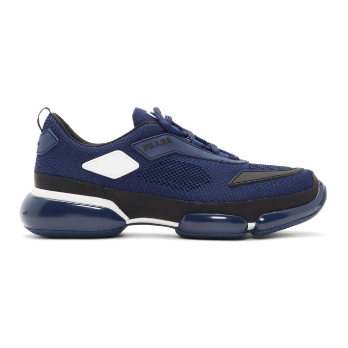 prada navy sneakers