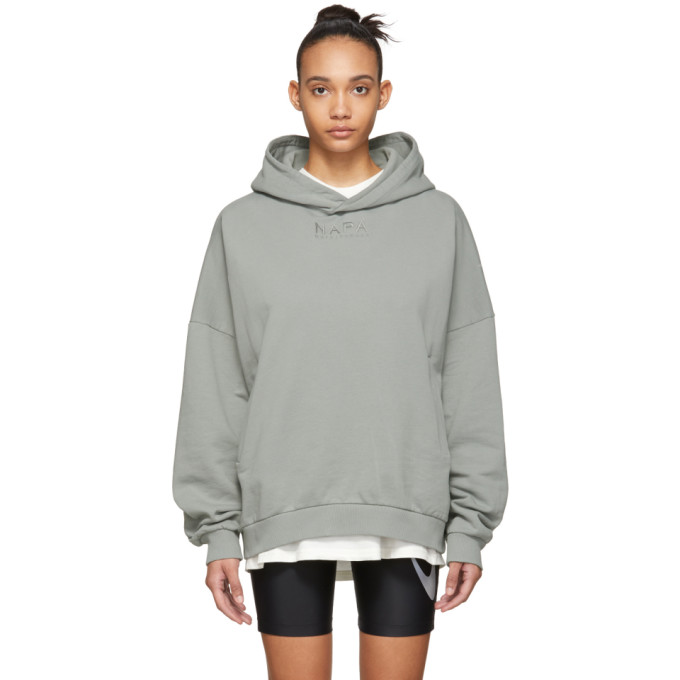 martine rose grey hoodie