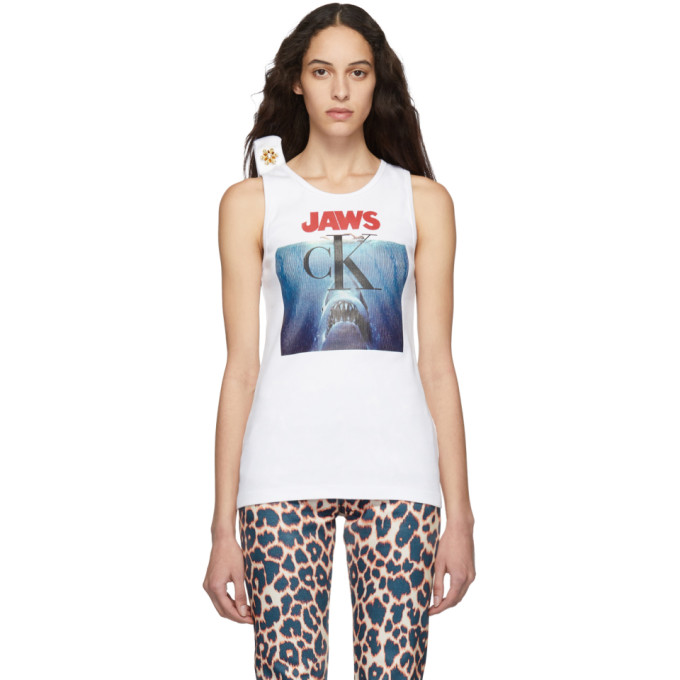 calvin klein women's ribbed tank tops