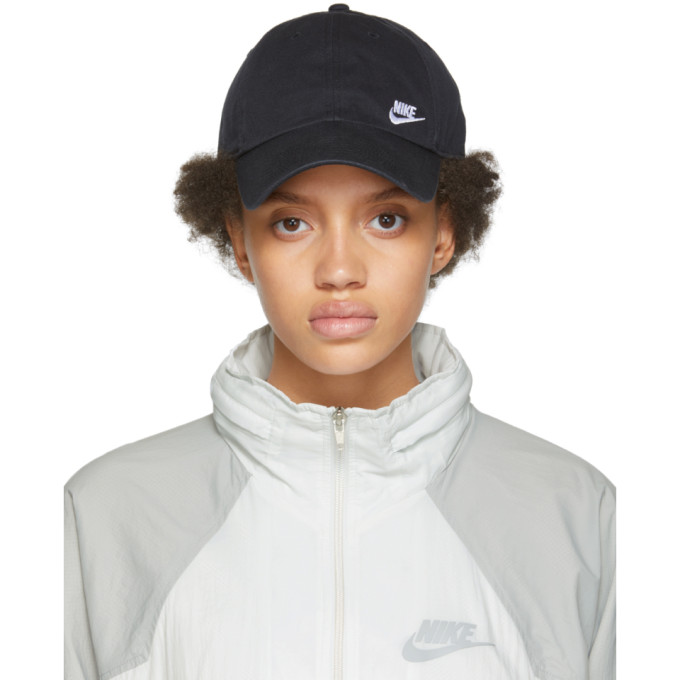 Nike Black Sportswear Heritage 86 Futura Cap 192011F01600101