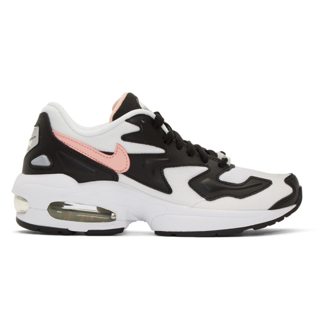 Nike Air Max2 Light White Bleached Coral Black (W) - AO3195-101