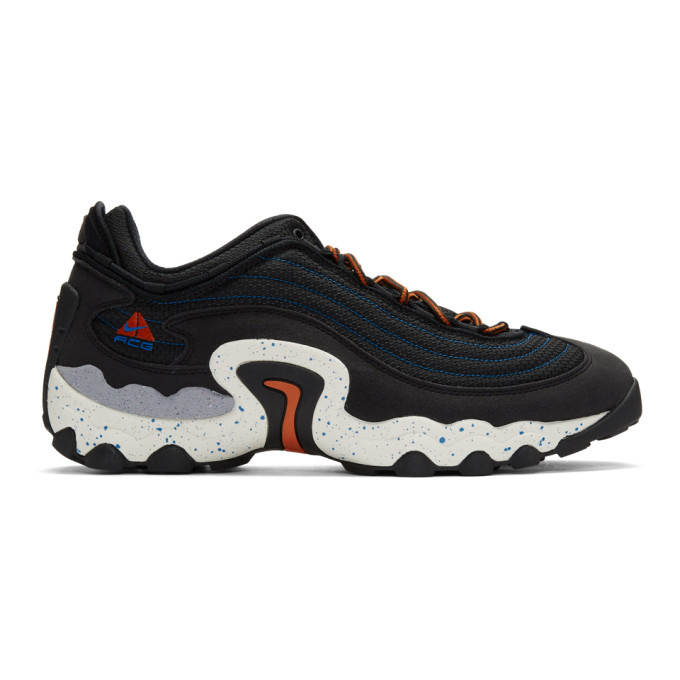 NIKE NIKE BLACK AND RED ACG AIR SKARN SNEAKERS