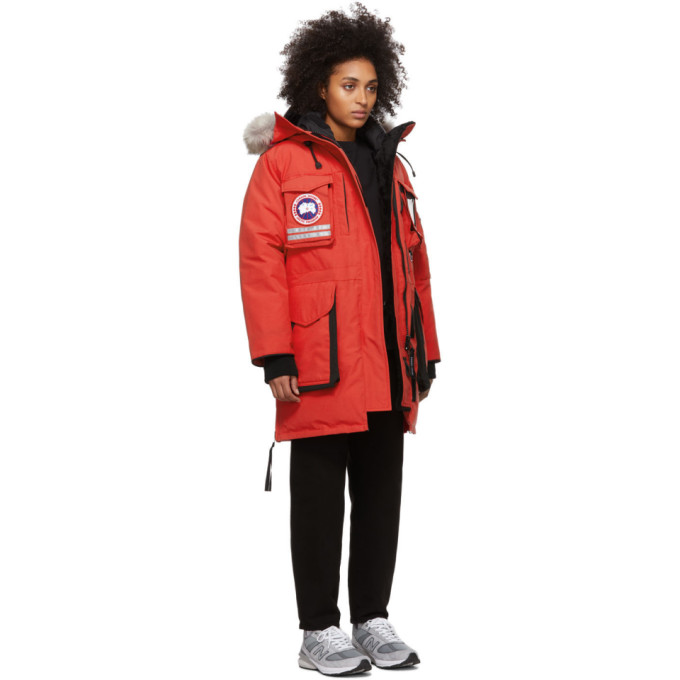 canada goose snow mantra red