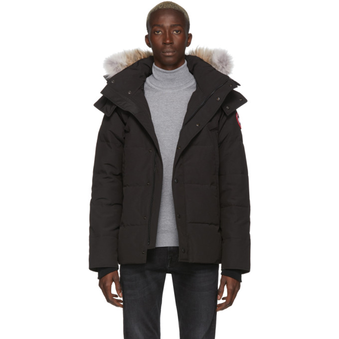 Canada Goose Black Down Wyndham Jacket