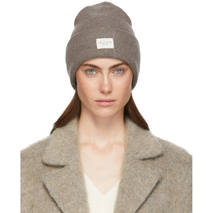Rag And Bone Grey Addison Beanie