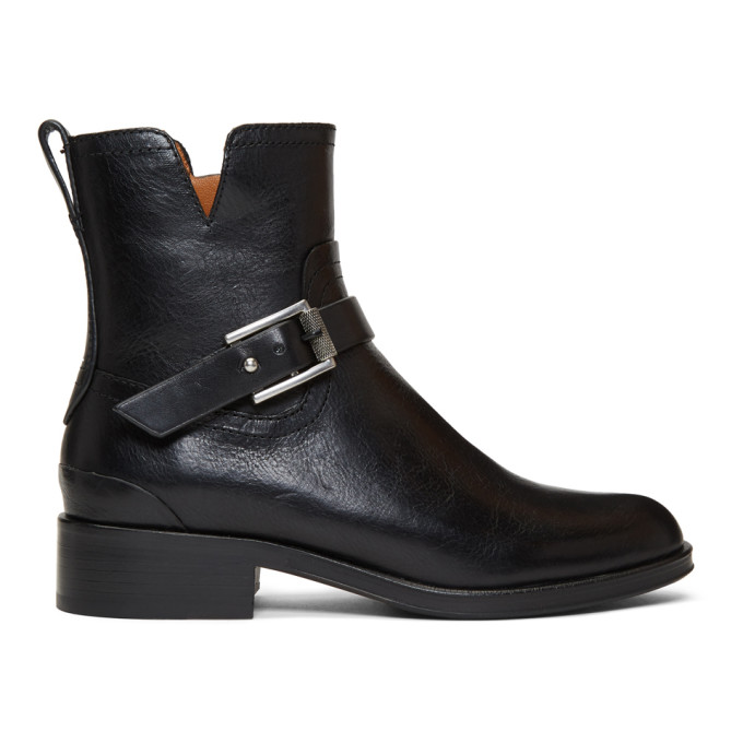 rag and bone Black Abel Moto Boots