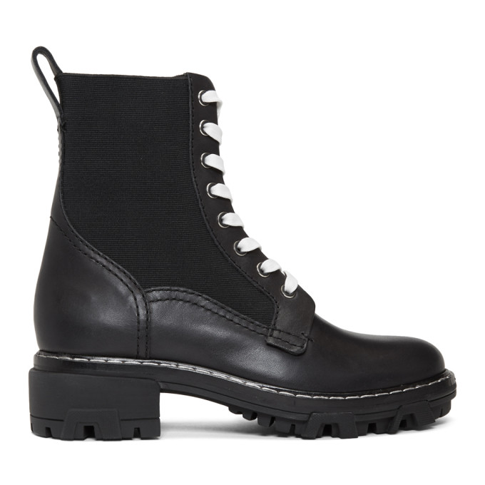 rag and bone Black Shiloh Boots