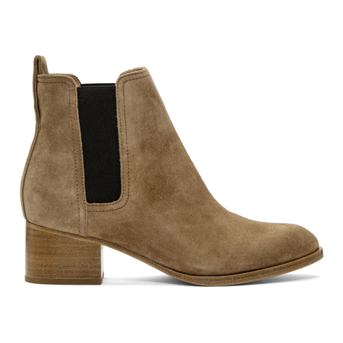 rag and bone Brown Suede Walker Boots