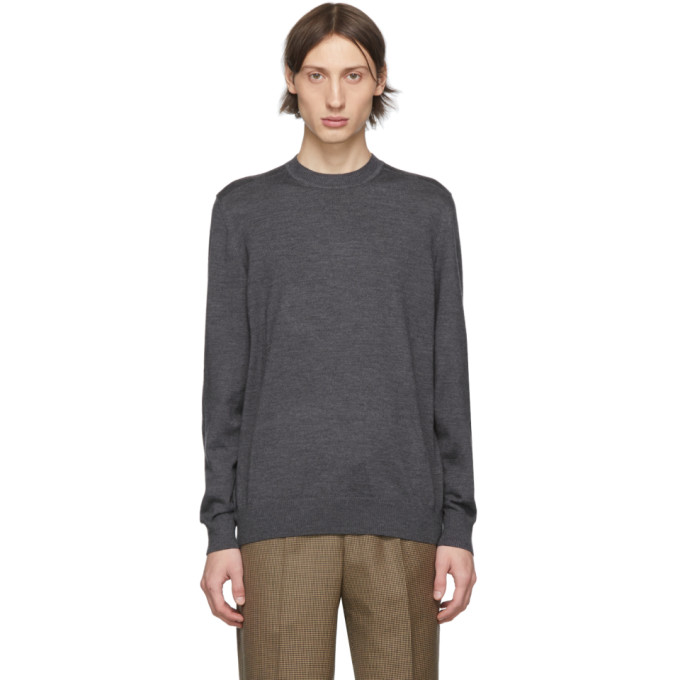 Cobra S.c. T-shirts COBRA S.C. GREY WOOL ZEGNA BARUFFA SWEATSHIRT