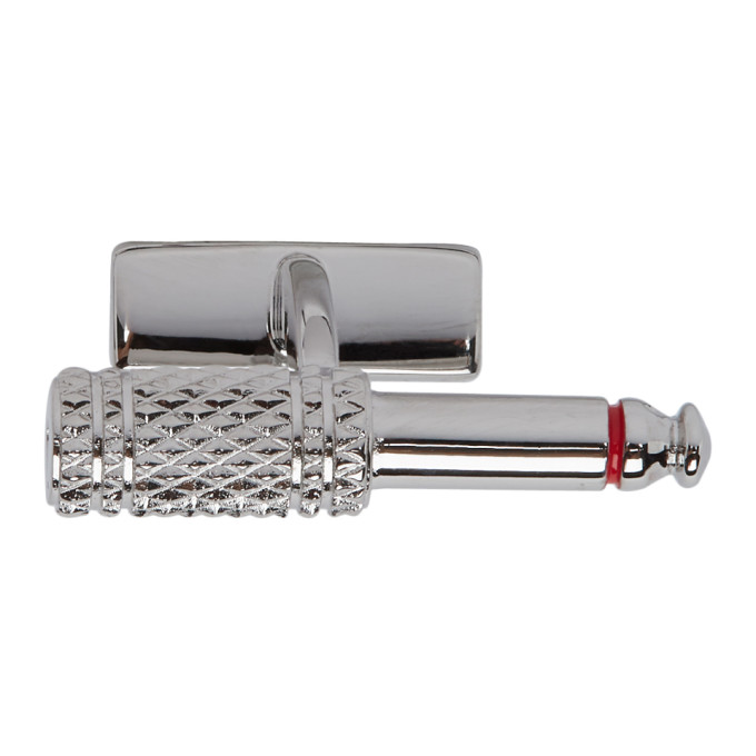 Hugo Silver E Jack Cufflinks