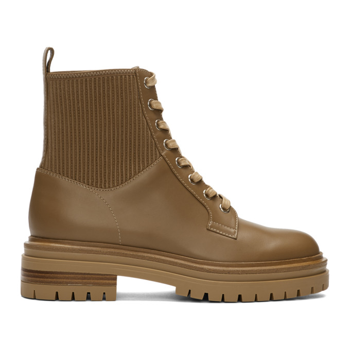 Gianvito Rossi Tan Martis 20 Boots