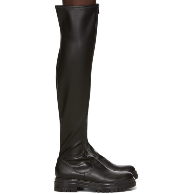 Gianvito Rossi Black Marsden Over-The-Knee Boots