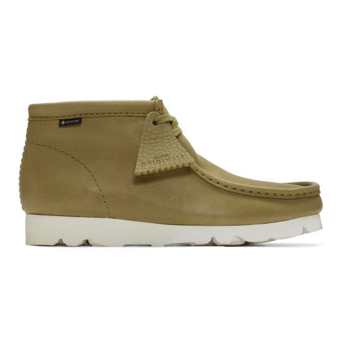 Clarks Originals Khaki Wallabee GTX Boots