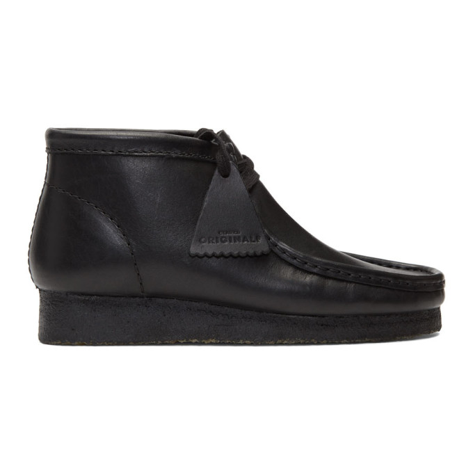 Clarks Originals Black Wallabee Boots