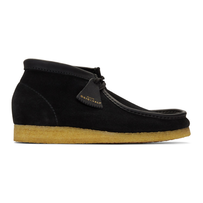 Clarks Originals Black Made In Italy Wallabee Boots
