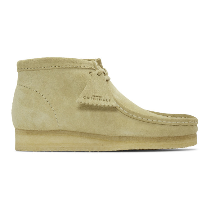 Clarks Originals Grey Suede Wallabee Boots