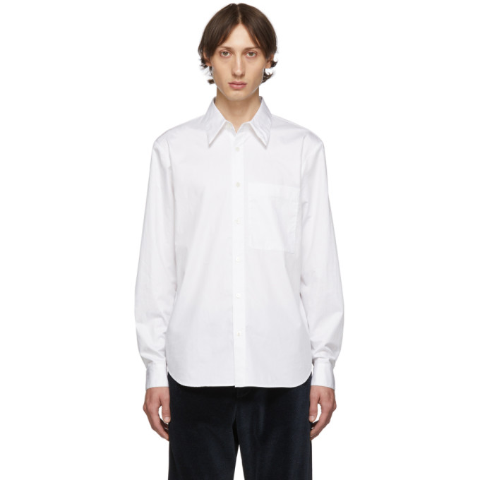 Tibi SSENSE Exclusive White Tech Shirt 192095M19200204