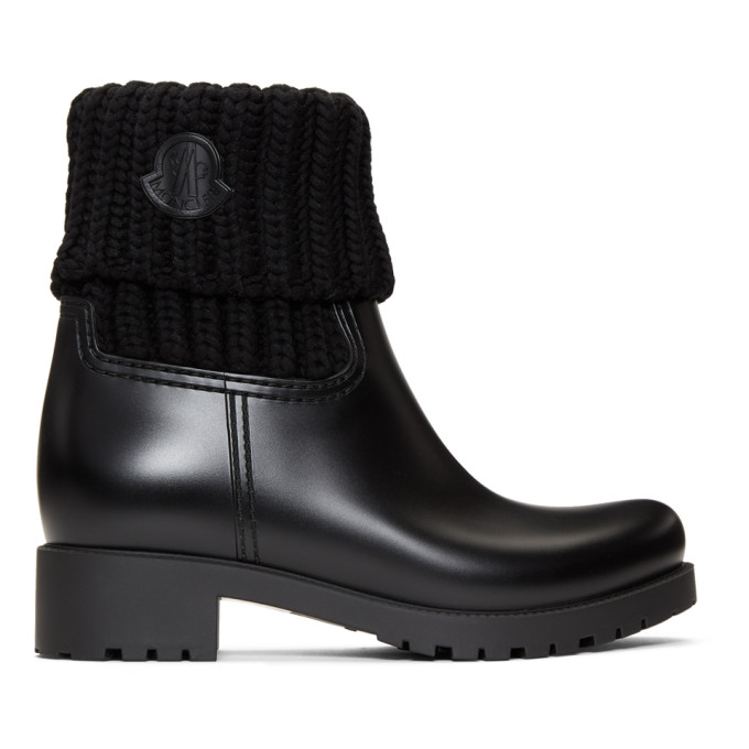 Moncler Black Ginette Boots
