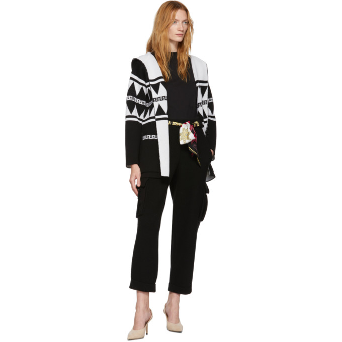 ALANUI ALANUI BLACK CASHMERE AND WOOL LAPPONIA TROUSERS