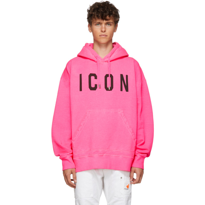 dsquared hoodie pink