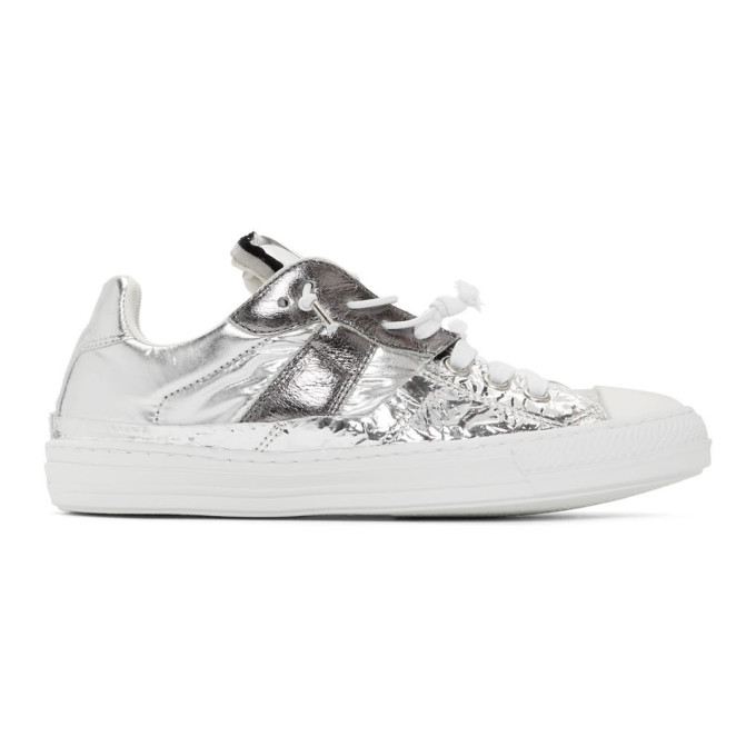 Maison Margiela Silver Evolution Sneakers