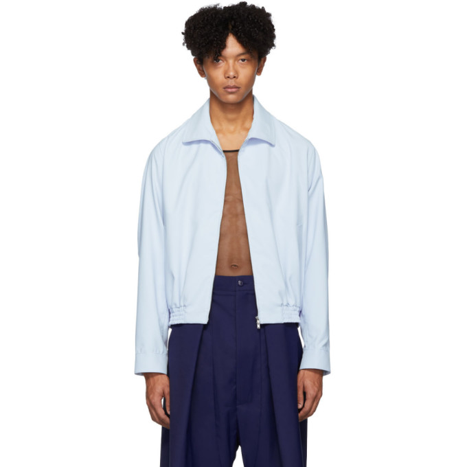 Random Identities Random Identities Blue Zip-Up Jacket