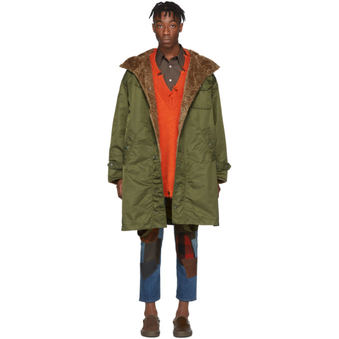 Click to view more detailed imagery on our partner's website Engineered Garments Green Coastline Parks Coat In Ct064 Olive