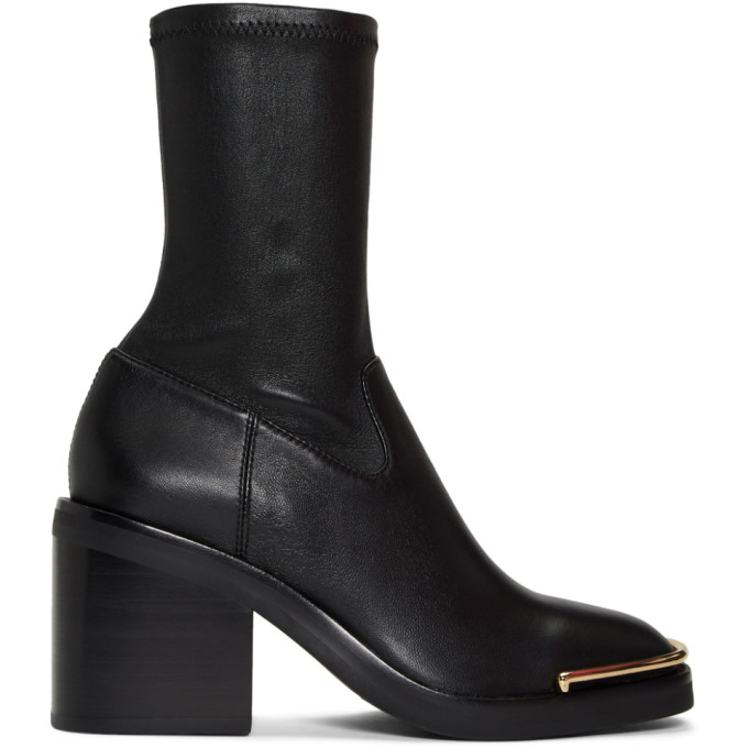alexander wang hailey leather ankle boots