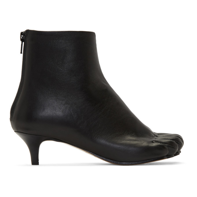 MM6 Maison Margiela Black Toe Feature Boots