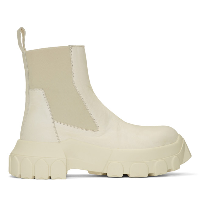 Rick Owens Off-white Bozo Tractor Beetle Boots