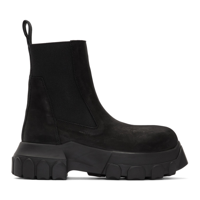 Rick Owens Black Bozo Beatles Boots