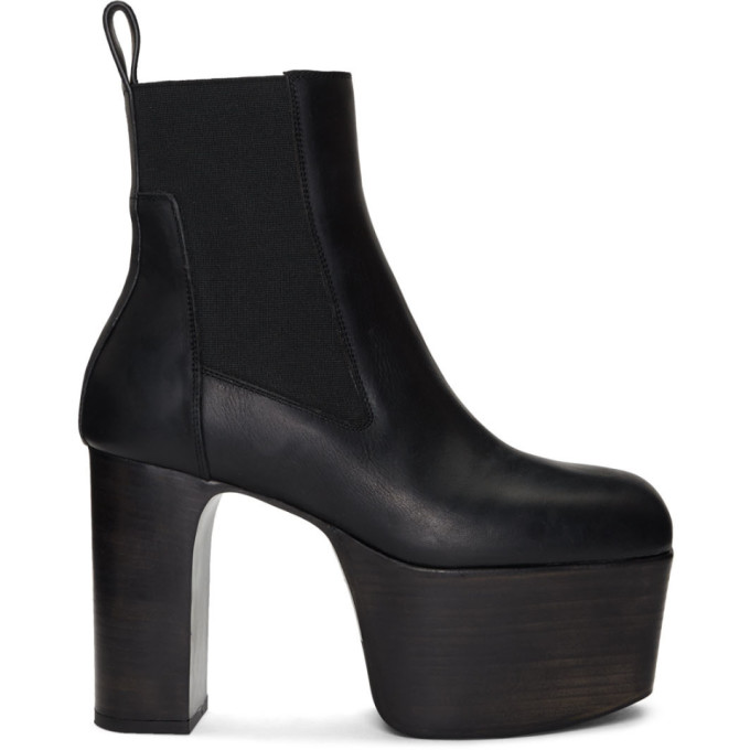 Rick Owens Black KISS Boots