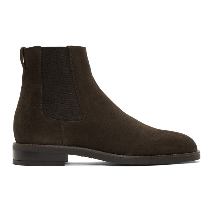 Paul Smith Brown Suede Canon Chelsea Boots