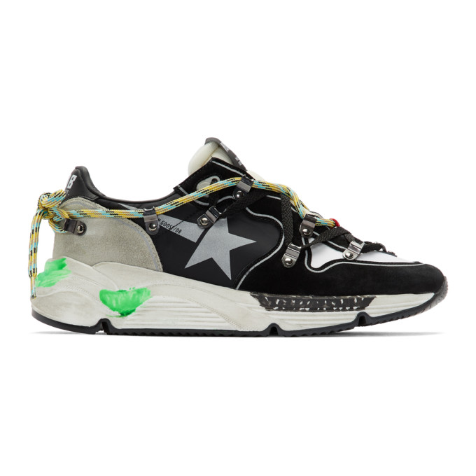 GOLDEN GOOSE GOLDEN GOOSE BLACK SUEDE RUNNING SOLE trainers