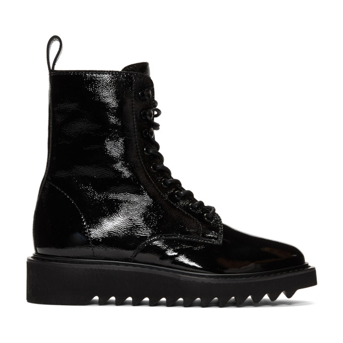 Giuseppe Zanotti Black Rullino Nevada Boots