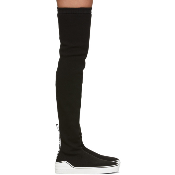 Givenchy Black George V Over-The-Knee Boots