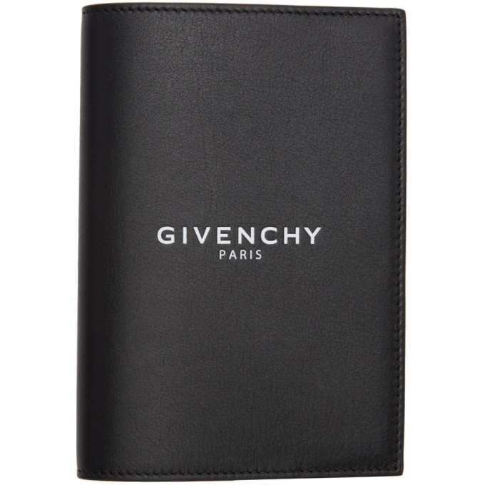 Givenchy Black Logo Passport Holder