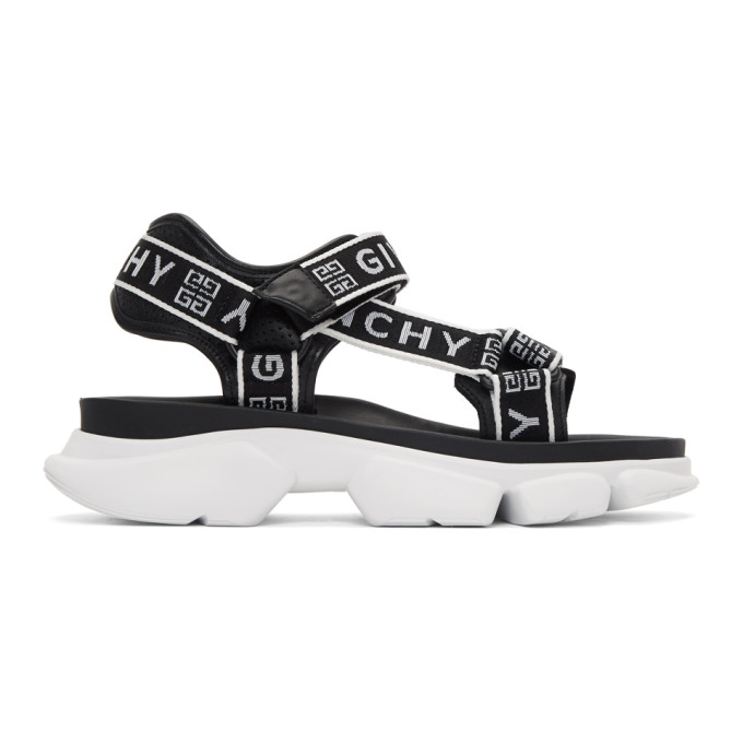 givenchy 4g webbing sandals in rubber