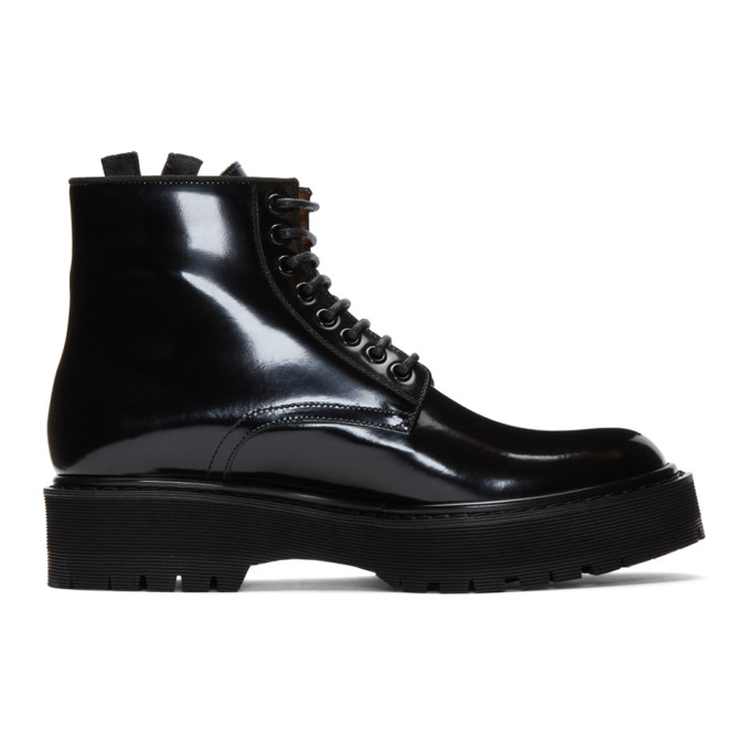 Givenchy Black Camden Utility Boots