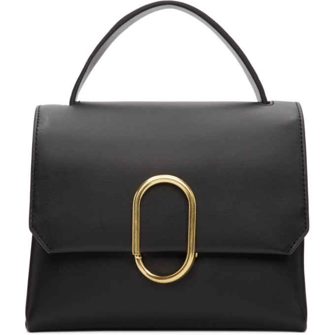 31 Phillip Lim Black Mini Alix Top Handle Satchel