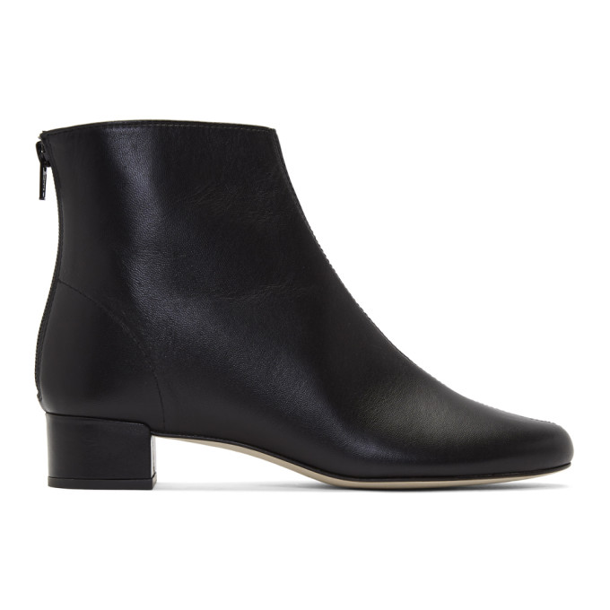 Repetto Black Goatskin Jolaine Boots