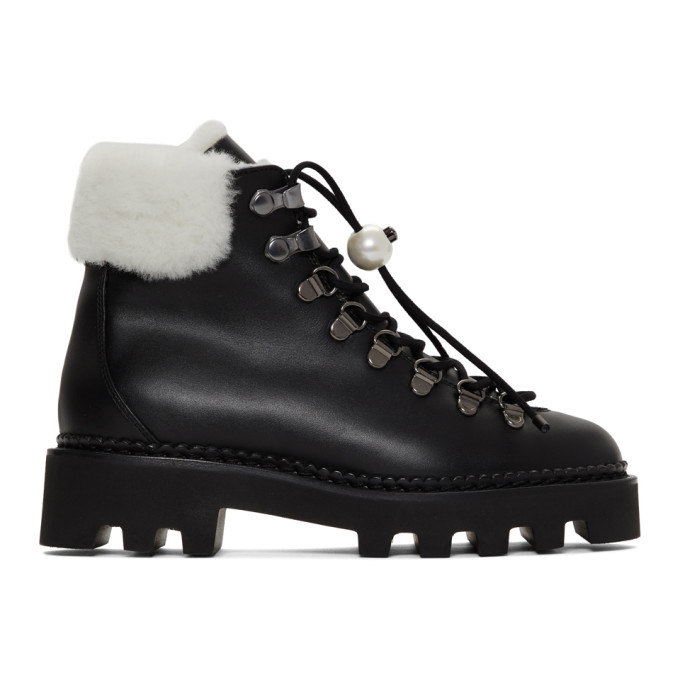 Nicholas Kirkwood Black Delfi Hiking Boots
